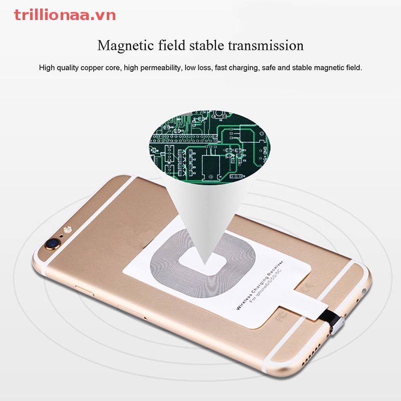 Bộ Sạc Không Dây Qi Cho iPhone Samsung Andriod Type-C Vn VN VN