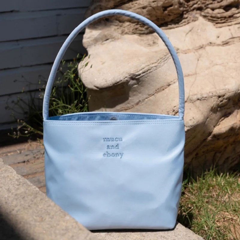 Alphaz Túi Xách nylon Màu Trơn Thời Trang Hàn Quốc Cho Nữ