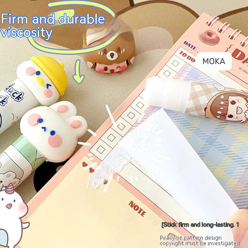 Moka Keo Dán Dính Thủ Công Ba Chiều Họa Tiết Hoạt Hình Sáng Tạo Tự Làm Cho Học Sinh