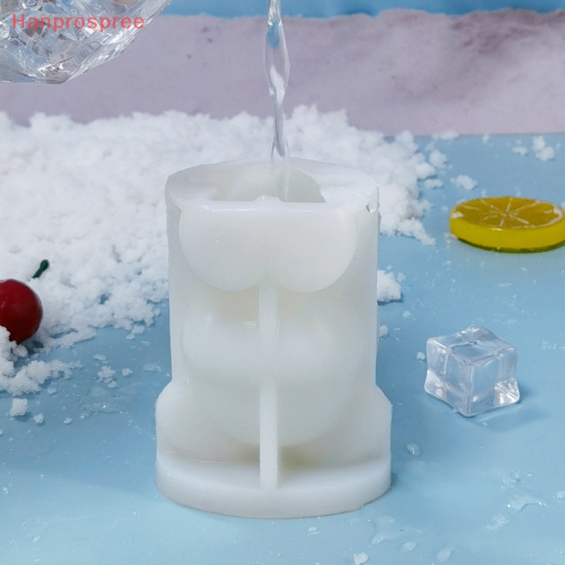 Khuôn Làm Đá / Xà Phòng / Bánh Bằng Silicone Hình Gấu 3D