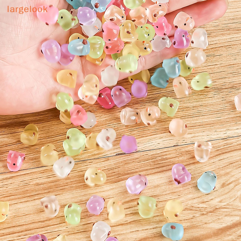 Set 1 / 5 Mô Hình Gà Con Dạ Quang Trang Trí Tiểu Cảnh