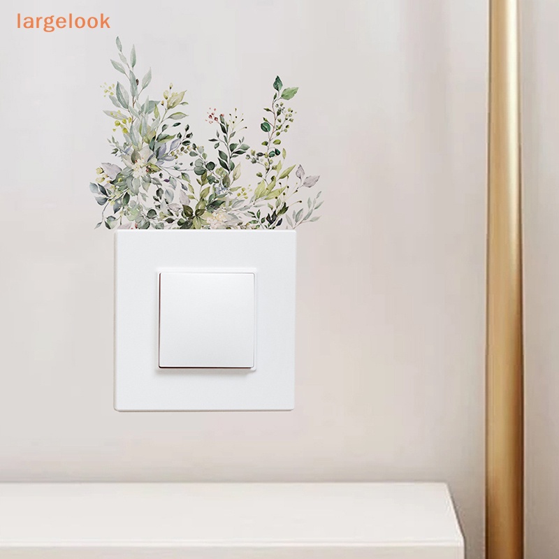 Đề Can Dán Tường Tự Dính Bằng Pvc Hình Lá Cây Nhiệt Đới Trang Trí Phòng Khách / Phòng Ngủ