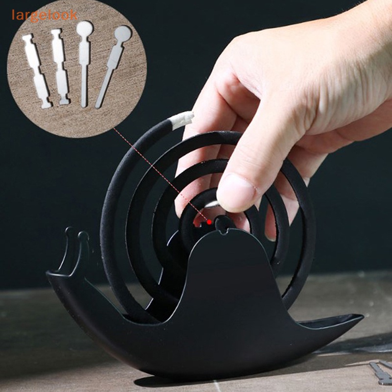 Giá Đỡ Nhang Muỗi Hình Ốc Sên Bằng Sắt Phong Cách Retro