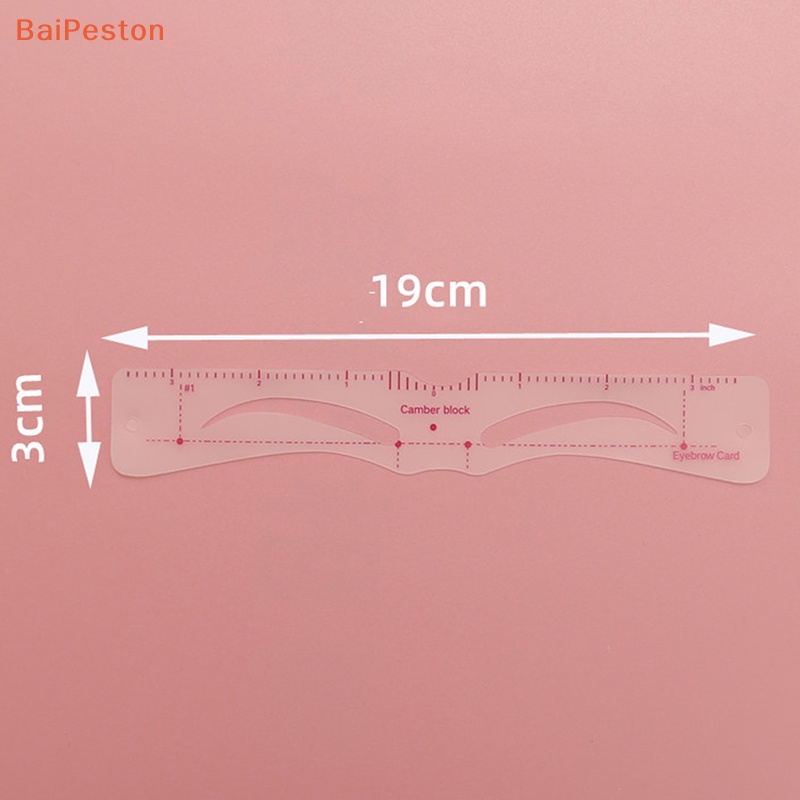 Bộ Khuôn Tạo Hình Lông Mày 24 Kiểu Có Thể Tái Sử Dụng