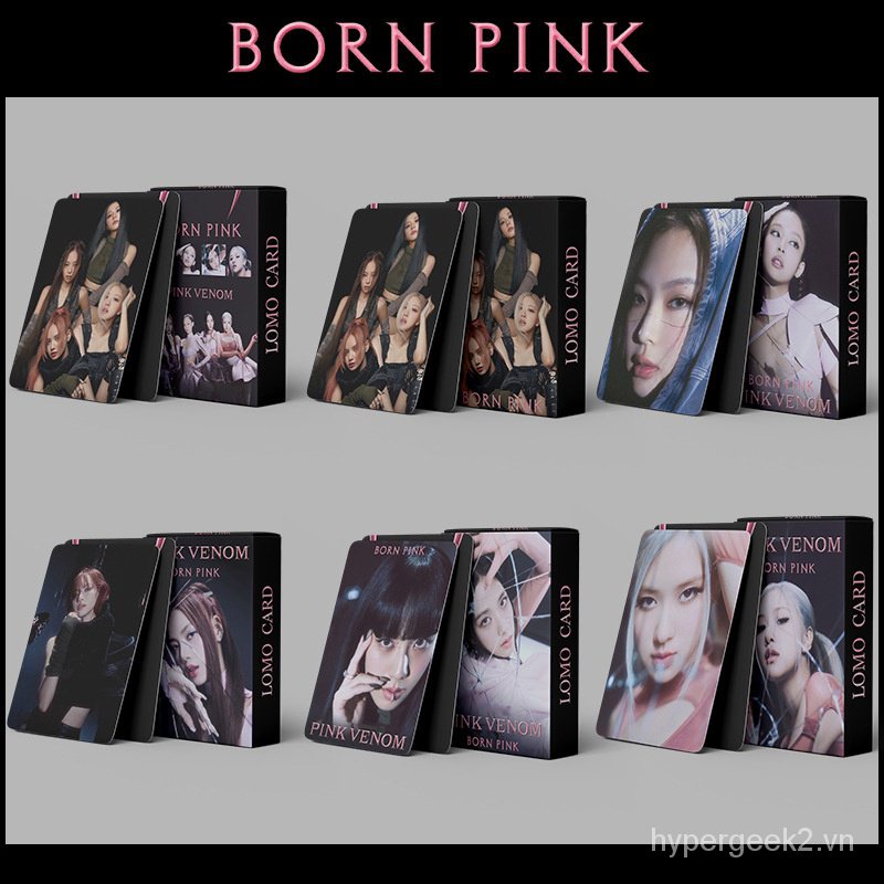 Set 55 Tấm Ảnh Lomo Card Nhóm Nhạc blackpink 7I4S