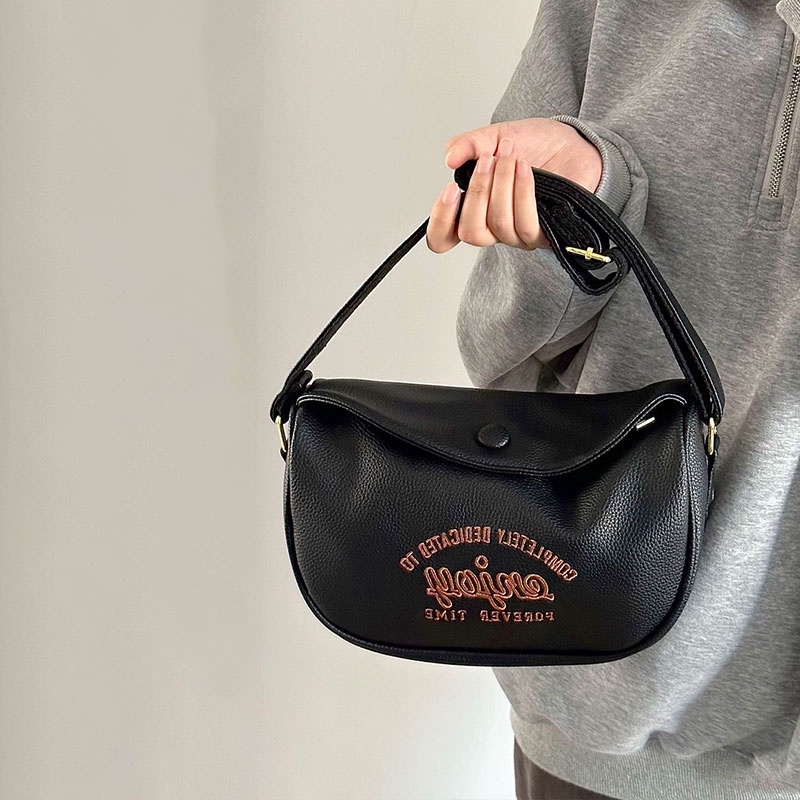 Deere Jack Túi Đeo Chéo Vai Phong Cách Hàn Quốc Đơn Giản Sang Trọng Cá Tính Dành Cho Nữ