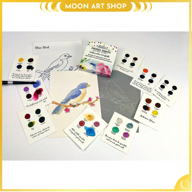 ( Thẻ màu ) Dot Card Daniel Smith 66 màu