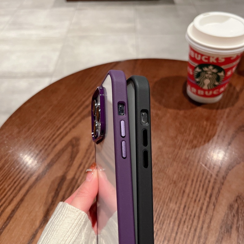 Ốp Điện Thoại Nhựa Cứng Trong Suốt Chống Sốc Bảo Vệ Camera Cho iPhone 14 Pro Max 14 Plus 13 12 11 Pro Max