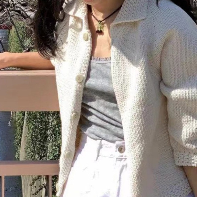 Vòng cổ Chuỗi Hạt Đen Mặt Quả Cherry Đính Pha Lê Nhân Tạo