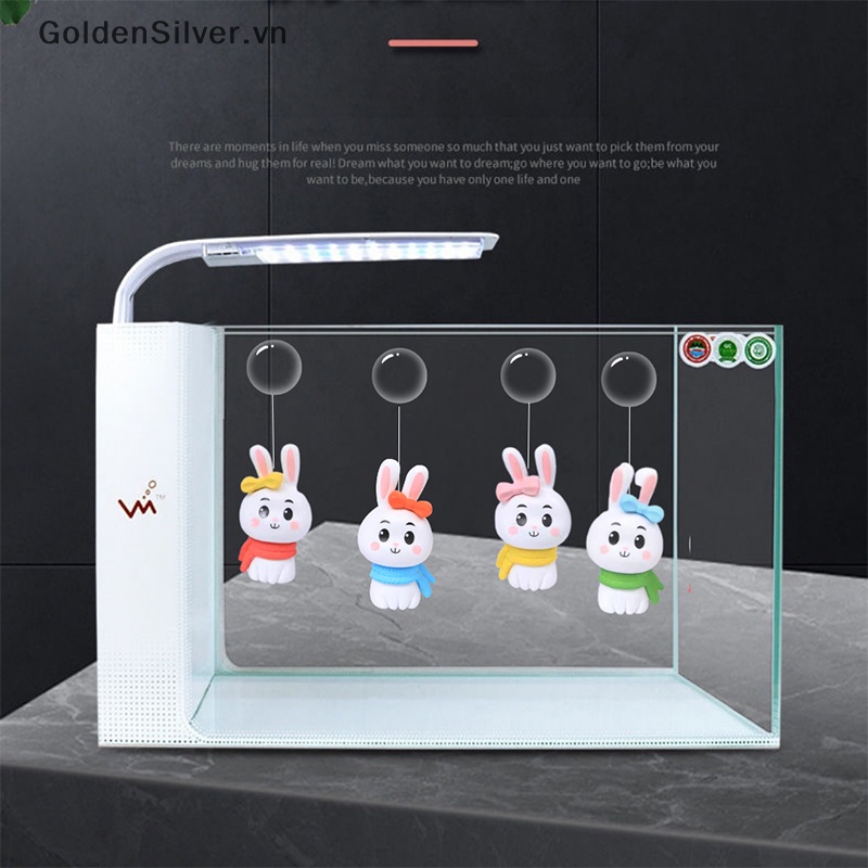 Mặt Dây Chuyền Hình Cá Vàng Bạc Hoạt Hình Dễ Thương Sáng Tạo Trang Trí Bể Cá