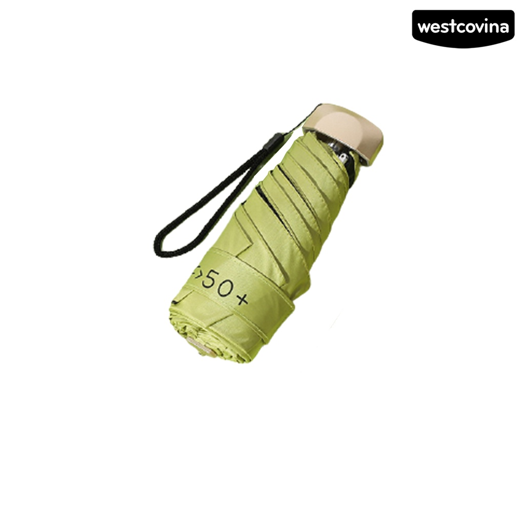 [COD]☁Dù Gấp Năm Khúc Bằng Vải Chống Rơi Có Túi Đựng Dành Cho Đi Mua Sắm