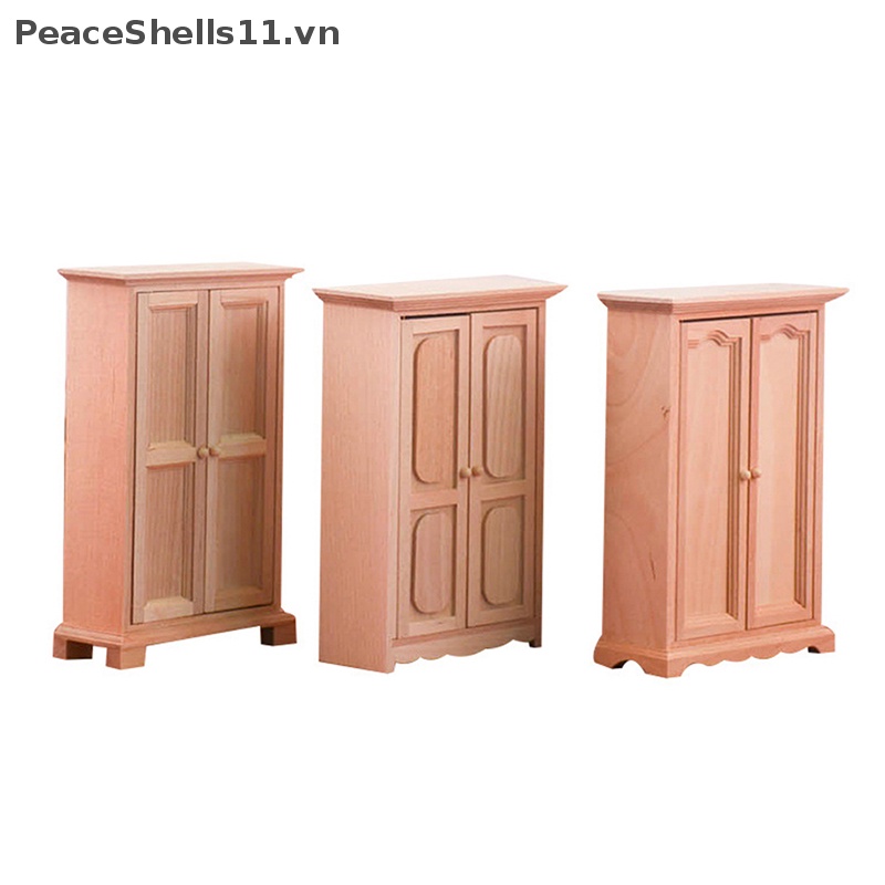 Tủ Đựng Đồ Có Khóa Tỉ Lệ 1: 12 Trang Trí Nhà Búp Bê