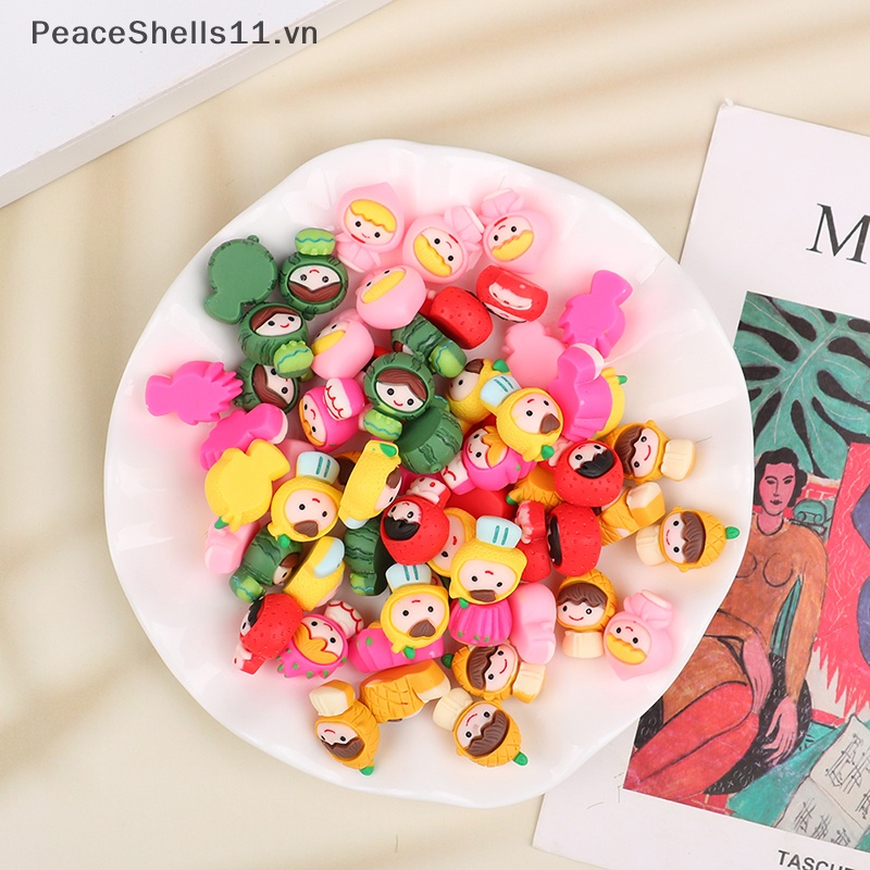 Set 10 Tượng Mèo Hoạt Hình Bằng Nhựa Resin DIY Trang Trí Nhà Cửa