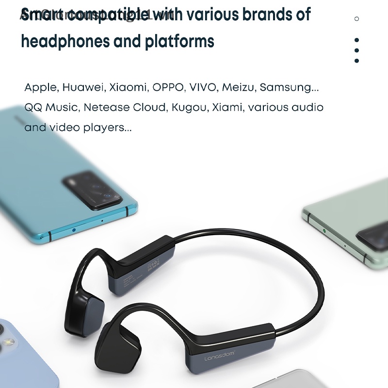 Tai Nghe Bluetooth Thể Thao Truyền Âm Qua Xương Artgloriouslon Không Dây