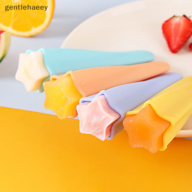 Bộ 4 Khuôn Silicone Làm Kem Que Tiện Dụng