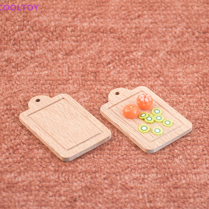 1 Bộ Thớt Cắt Trái Cây Trang Trí Nhà Búp Bê 1: 12