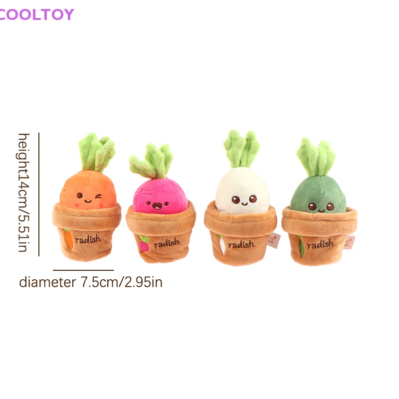 Móc Khóa Hình Củ Cà Rốt Nhồi Bông Dễ Thương