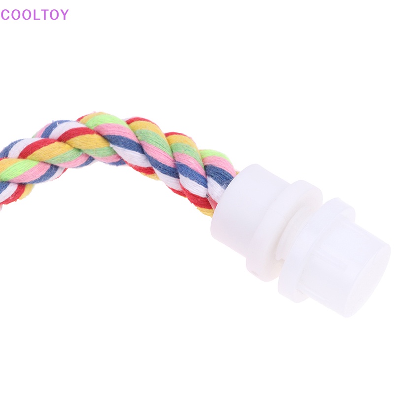 1 Đồ Chơi Nhai Gặm Dạng Dây Bện Kích Thước 30 / 40 / 55 / 80 / 100cm Cho Chim Vẹt