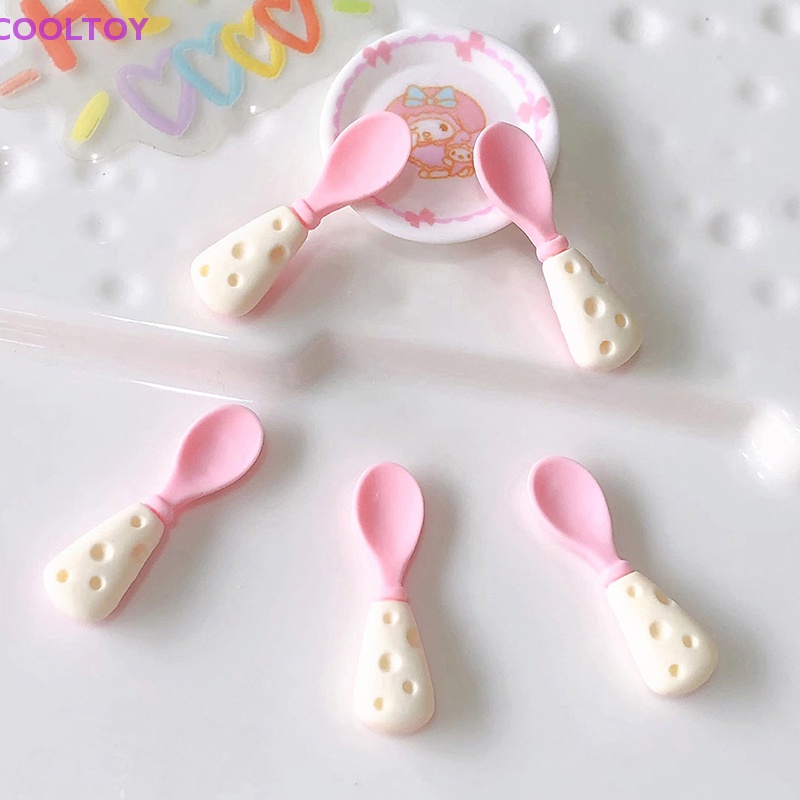 Set 10 Muỗng Mini Trang Trí Nhà Búp Bê