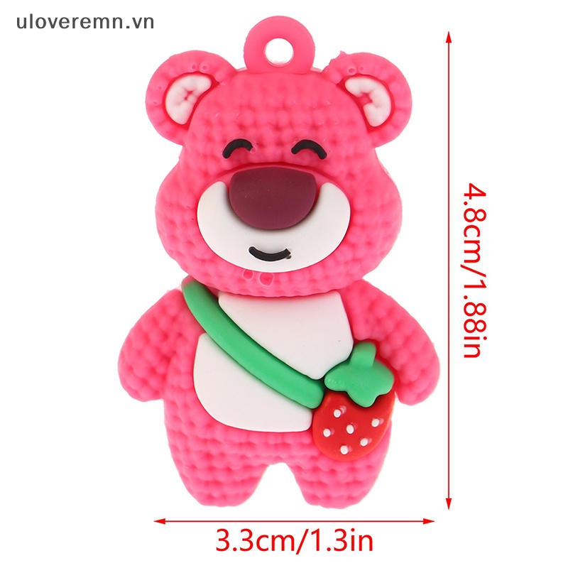 1 Móc Khóa Hình Gấu Bông Hoạt Hình Đáng Yêu