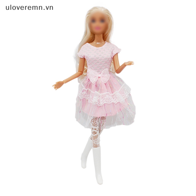 Uloveremn Quần Tất Lưới Lụa Co Giãn Mini Thời Trang Cho Búp Bê