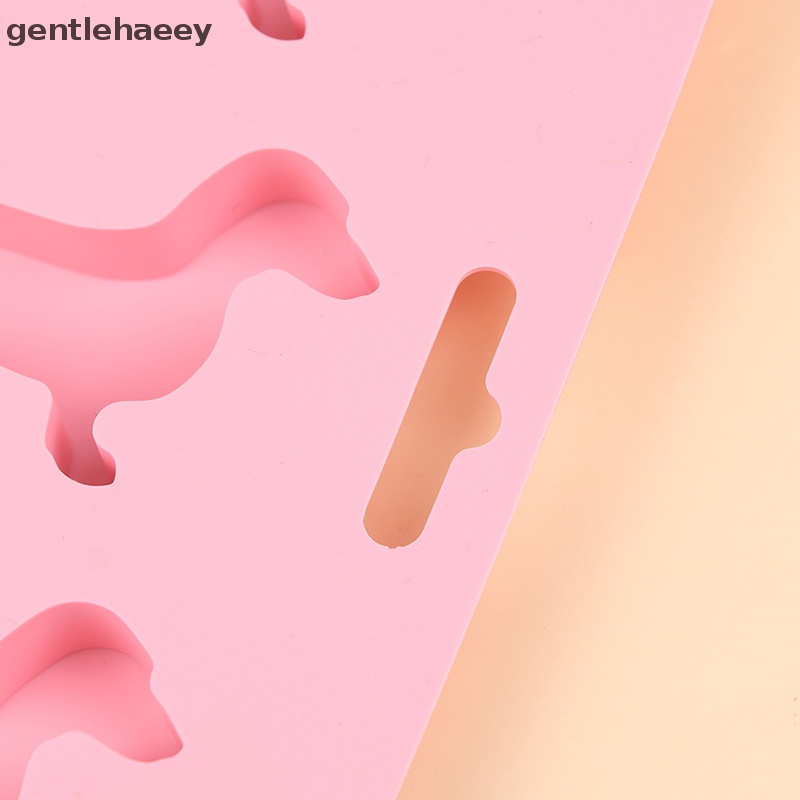 1 Khuôn Làm Đá / Chocolate Hình Dachshund 3D Độc Đáo Tiện Dụng