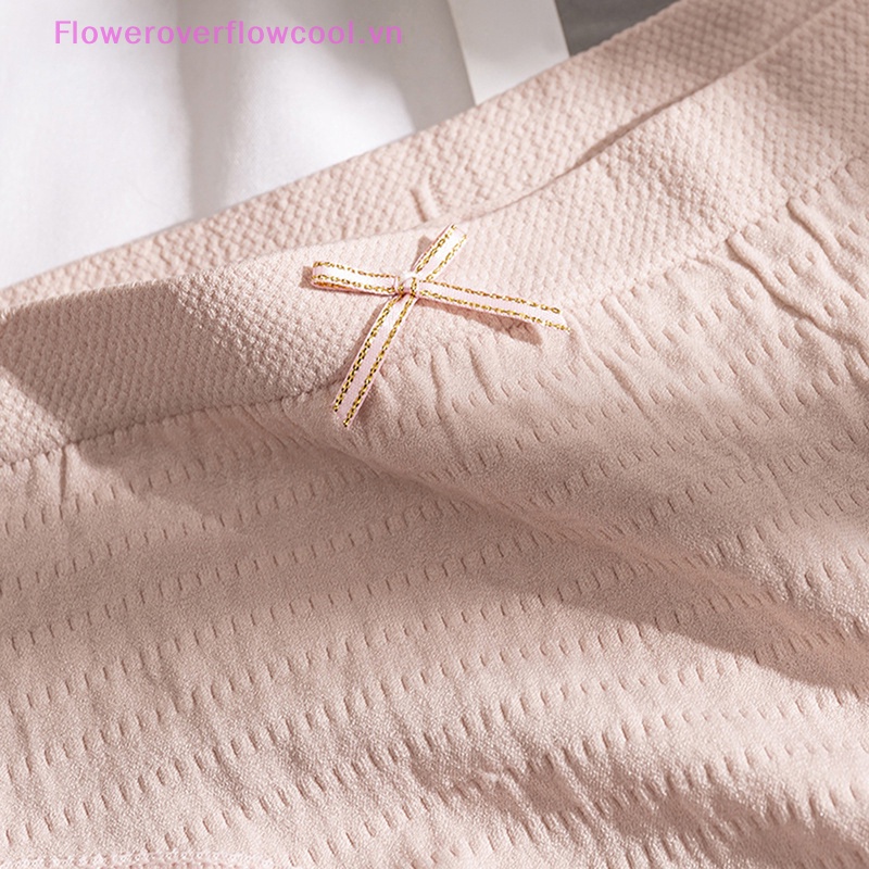 Quần Lót Co Giãn Thoáng Khí Thoải Mái Đính Nơ Dễ Thương Cho Bạn Gái