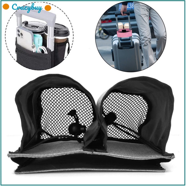 Cr Túi Vải Oxford Đựng Cốc Nước / Đồ Dùng Gắn Tay Vịn Xe Hơi Tiện Dụng
