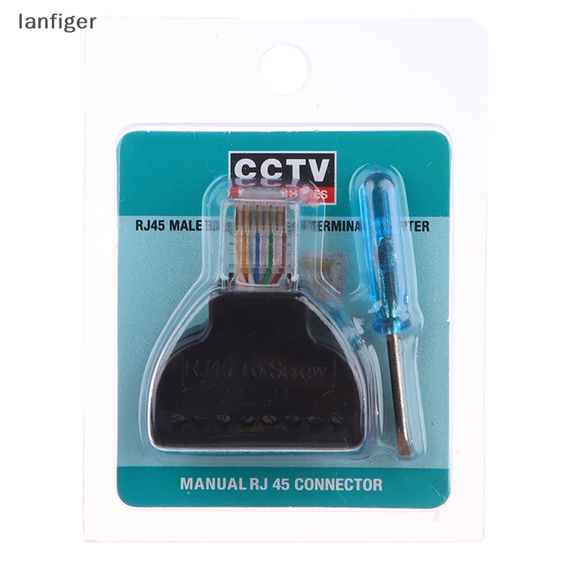 Đầu Nối Dây Cáp Mạng Lanf RJ45 Male Sang 8 Pin AVF