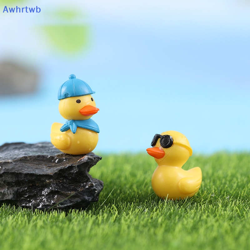 Set 5 Phụ Kiện Trang Trí Bể Cá Thủ Công Hình Vịt Sáng Tạo Mới