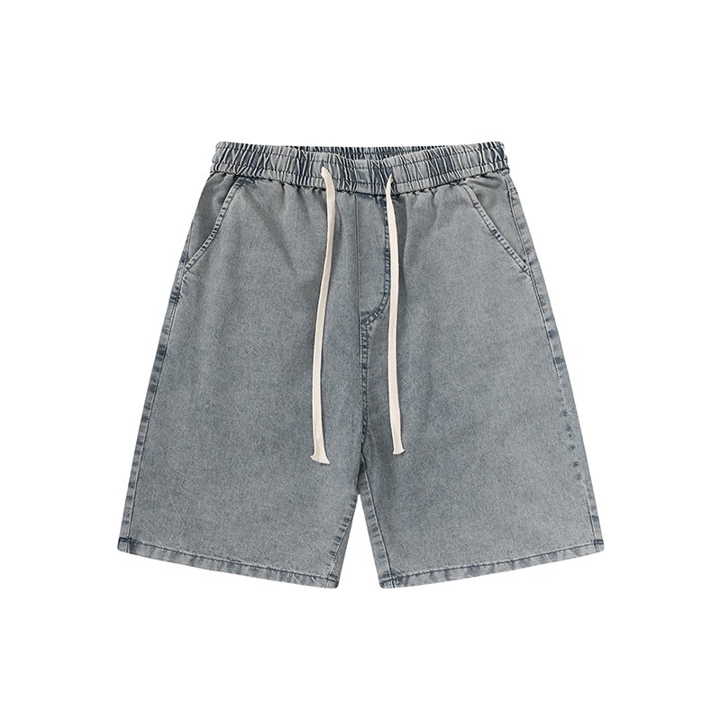 L55v &amp; - Quần Short denim Thêu Họa Tiết Thời Trang Xuân Hè Chất Lượng Cao Mới Nhất Thời Trang unisex
