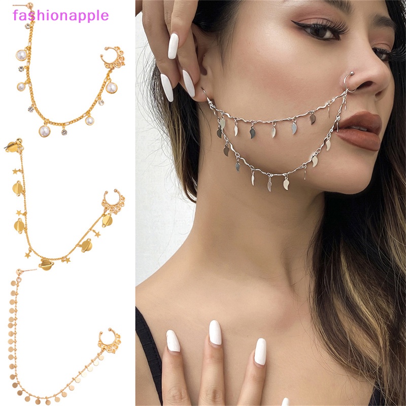 Khuyên Mũi Tua Rua Phong Cách Bohemian Thời Trang Cá Tính Dành Cho Nữ