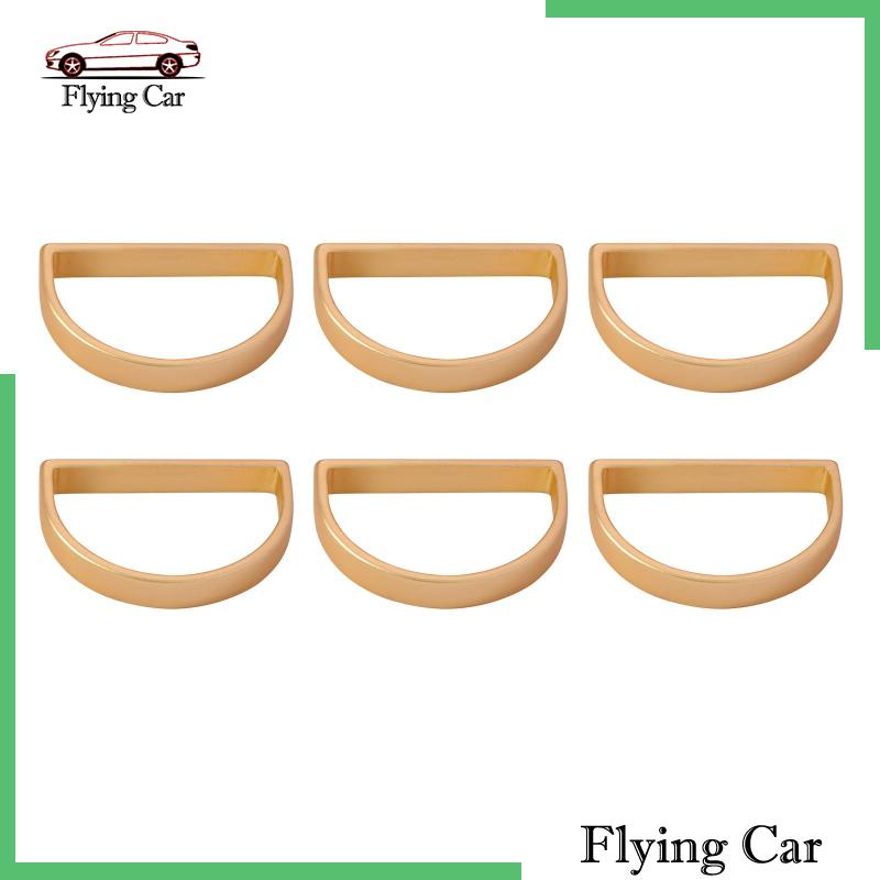 [Lzdjfmy2] Set 6 Vòng Giữ Khăn Ăn Có Khóa Để Bàn Tiệc Cưới