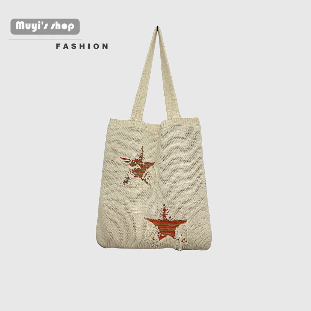 Túi Xách Nữ Đan Len Thời Trang Hàn Quốc Mới