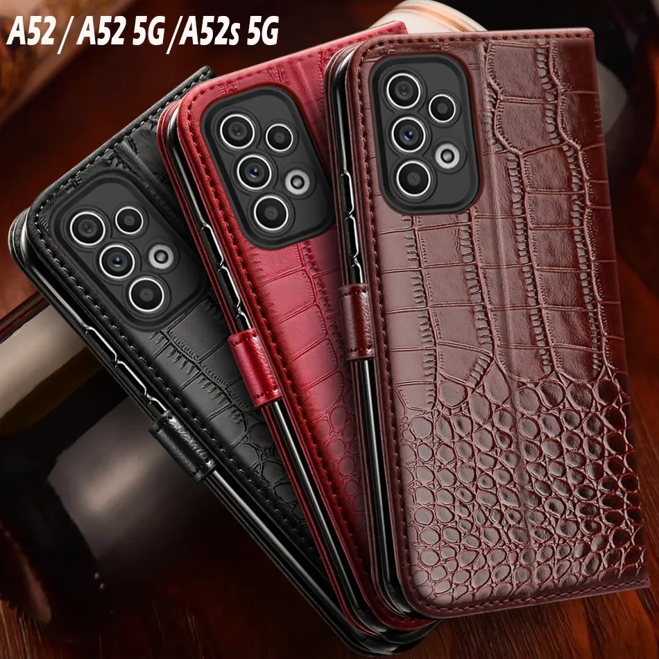 Ốp Lưng Điện Thoại Dạng Ví Da Lật Dành Cho Samsung Galaxy a52s A52 s 5G SM-A528 Coque Samsung a52s 5