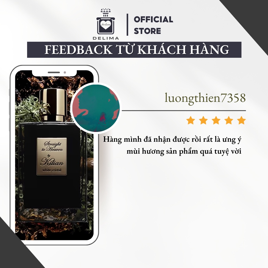 Nước hoa nam nữ Kilian Black Phantom Memento Mori chiết 10ml chính hãng - Delimaperfume