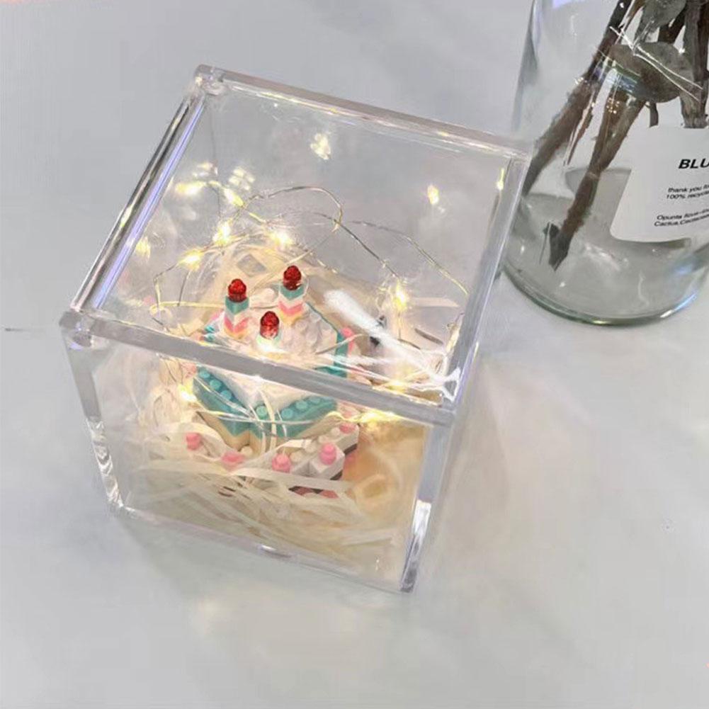 Bộ Đồ Chơi Lắp Ráp Hình Bánh Kem Sinh Nhật Dễ Thương Cho Bé