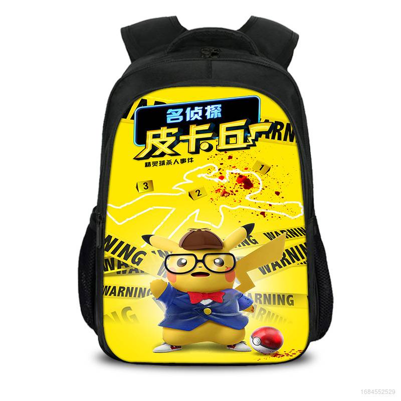 Balo Đi Học Cỡ Lớn Đa Năng In Họa Tiết Pokemon Pikachu Thời Trang Cho Nam Và Nữ