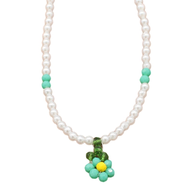Vòng Cổ Choker Xỏ Hạt Nhiều Màu Hình Hoa Dễ Thương Handmade Phong Cách Boho Cho Nữ