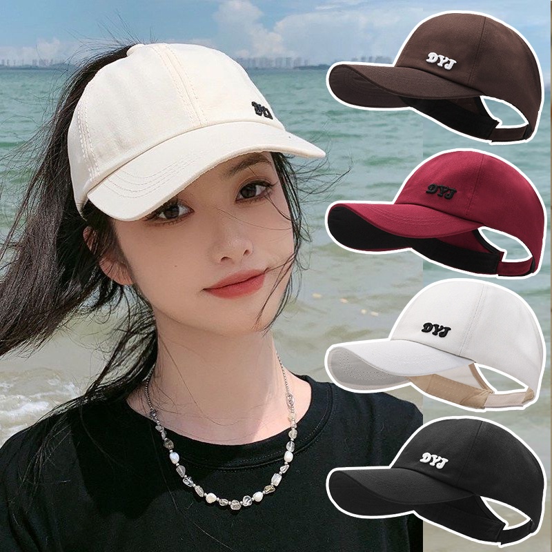 Mũ Lưỡi Trai Mềm Thoáng Khí Thấm Hút Mồ Hôi 6 Màu Tùy Chọn Thời Trang Cho Nữ