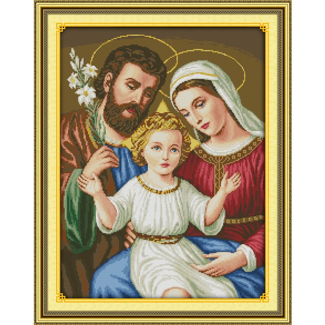 Joy Sunday Stamped Cross Stitch Ktis DMC Threads Trung Quốc Cross Stitch Set DIY Needlework Thêu Kit