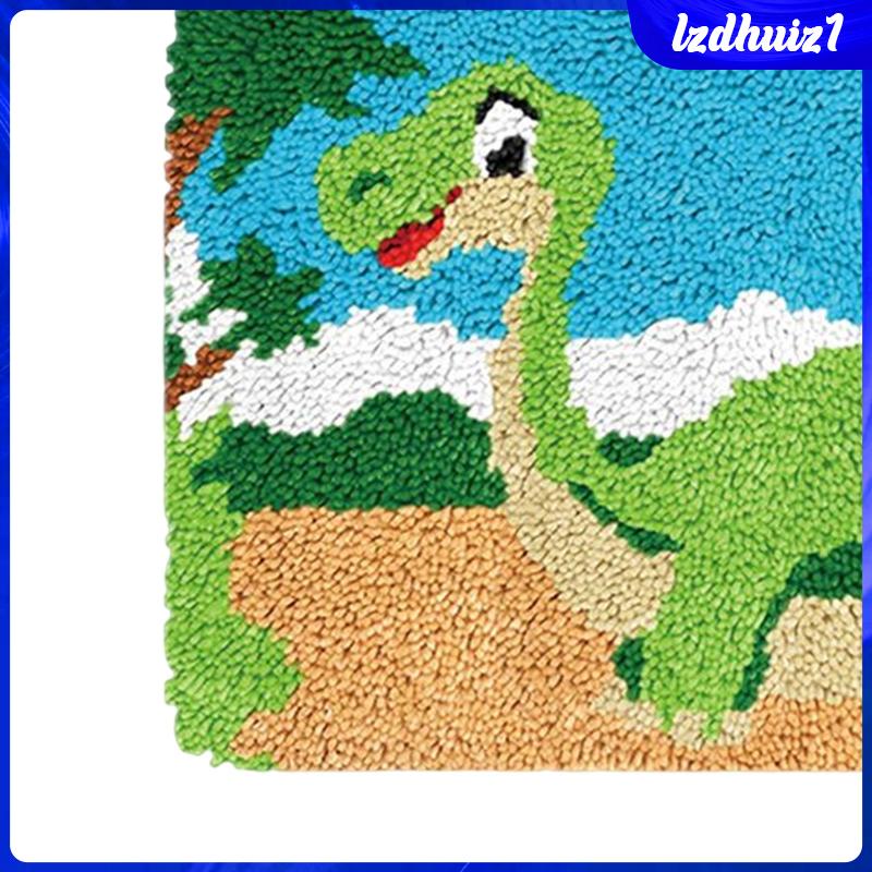 Bộ Dụng Cụ Tự Làm Thảm Hình Khủng Long Cho Người Mới Bắt Đầu