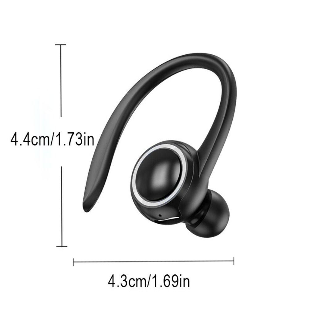 Tai Nghe Móc Vành Tai Jack 3.5mm Âm Thanh Siêu Trầm Chống Mồ Hôi Cho Điện Thoại