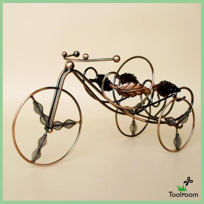 1 Giá Đỡ Hình Xe Đạp Ba Bánh Bằng Sắt Trang Trí Bàn Ăn