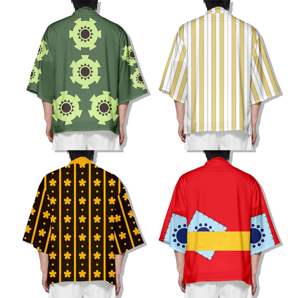 Áo Khoác Kimono In Hình Monkey D Luffy Thời Trang Cho Nam Nữ