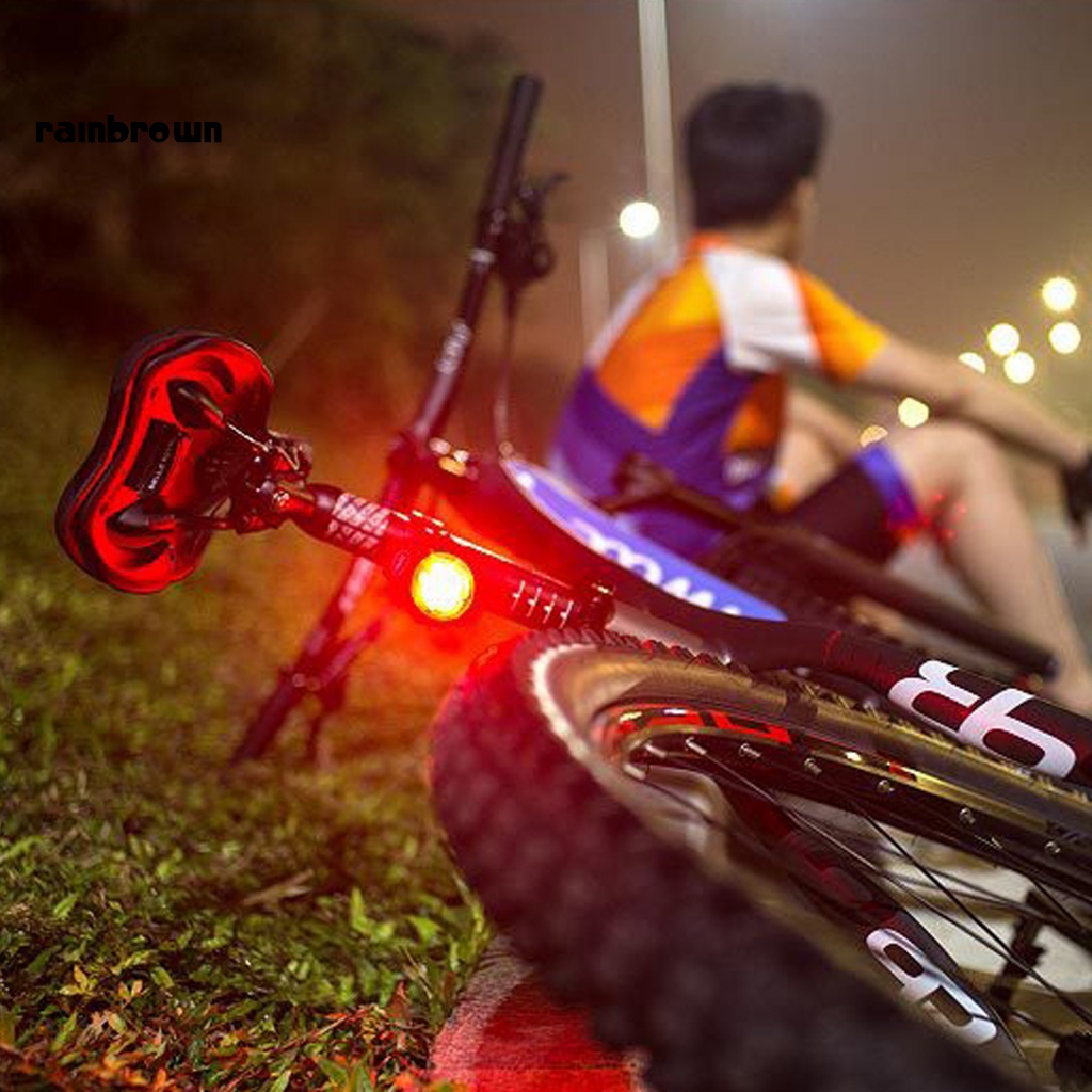 Đèn Đuôi Xe Đạp Cảm Ứng 90 Độ