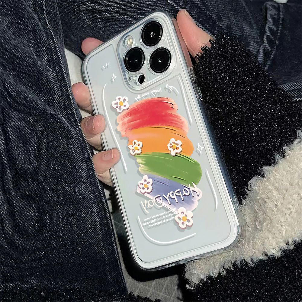 ✅Ốp Điện Thoại Mềm Chống Sốc In Họa Tiết Hoa 136In Cho Iphone 1178Max14Pro 12 plus