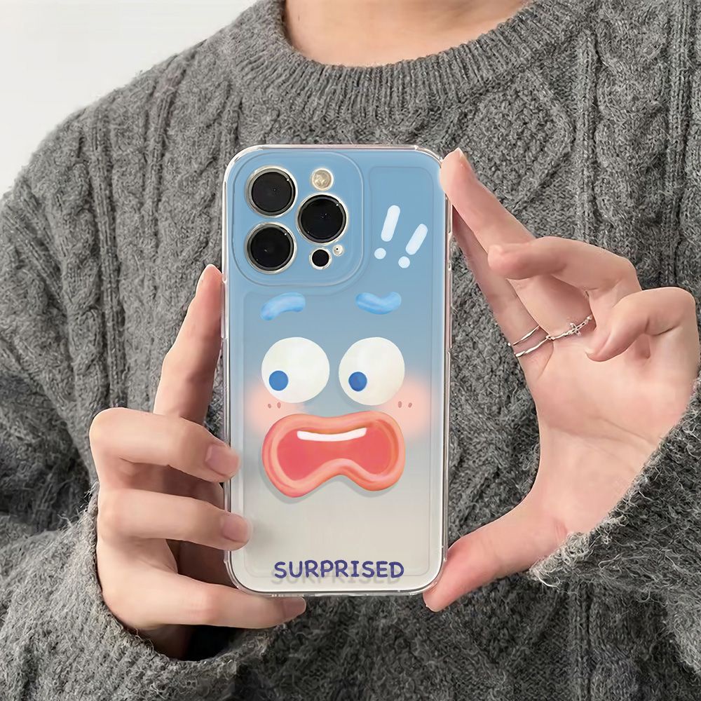 ✅Ốp Điện Thoại Mềm Chống Sốc Họa Tiết Ngộ Nghĩnh Cho Iphone 14Pro 12 max 11 78Plus 13 6In FPM5