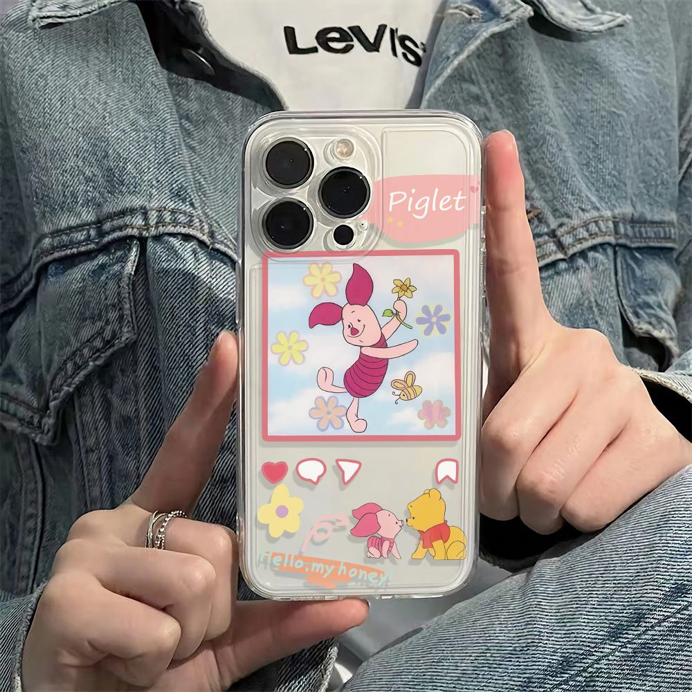 ✅Ốp Điện Thoại Mềm Chống Sốc In Hình Chú Heo Dễ Thương Cho Iphone 78 max 11 6In 14pro13plus 12 AJMV