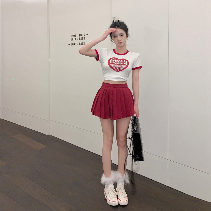 Áo Thun Tay Ngắn Màu Trắng In Chữ Mới Thời Trang Mùa Hè Cho Nữ